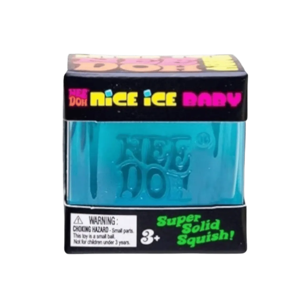NeeDoh Nice Ice Baby Squishy Fidget Toy Blue