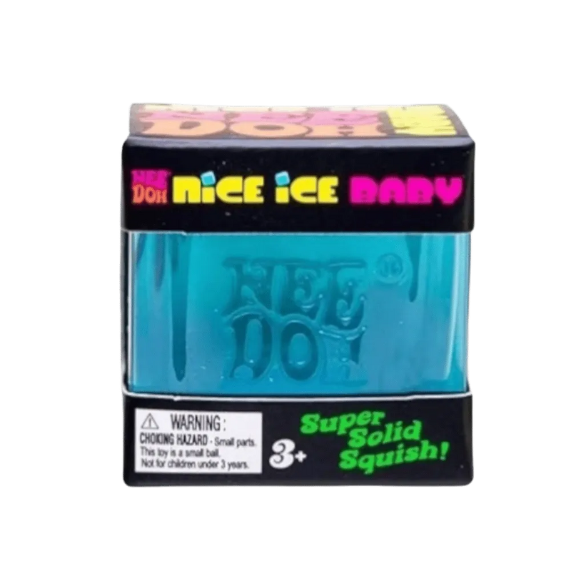 NeeDoh Nice Ice Baby Squishy Fidget Toy Blue