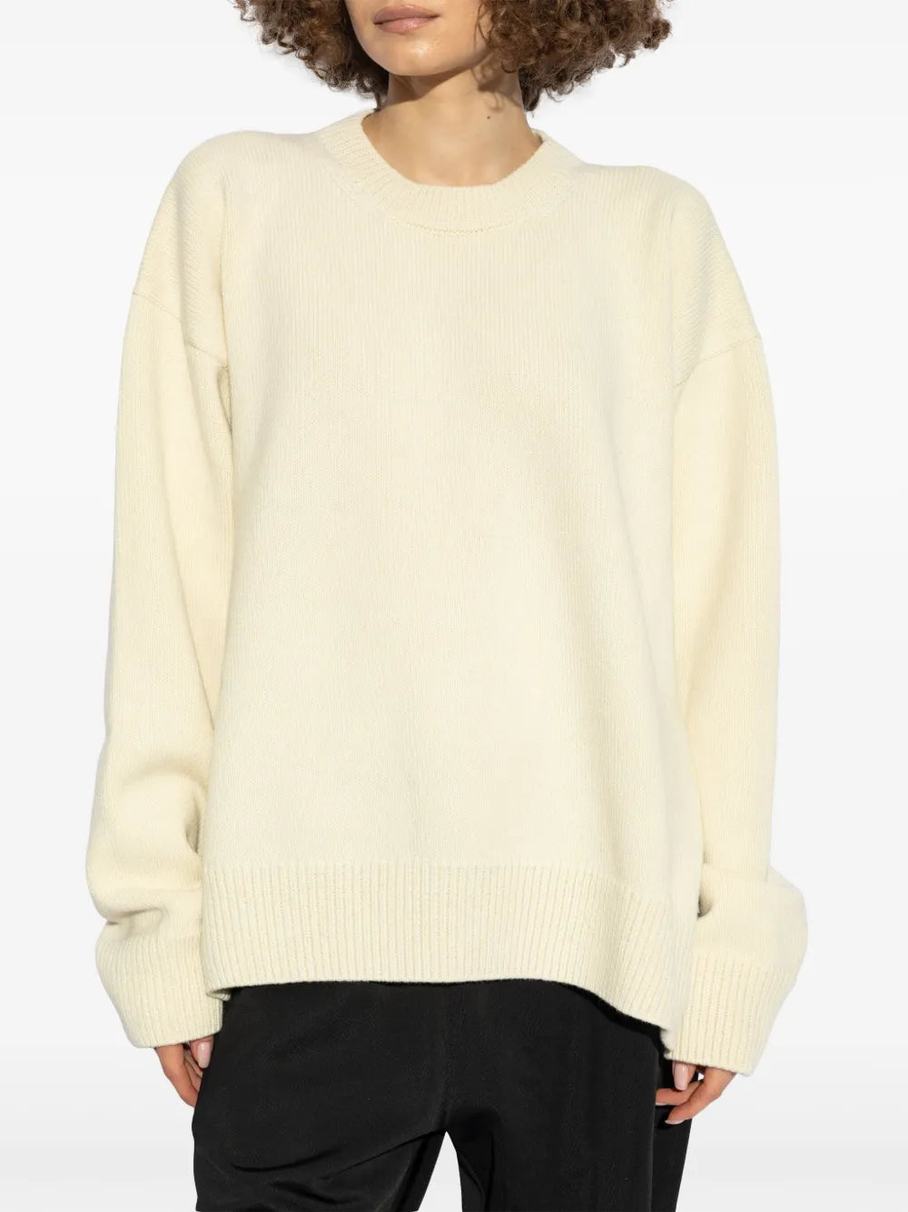drop-shoulder crew-neck jumper