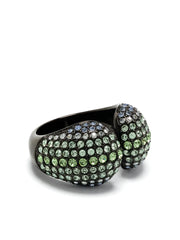 Sublima crystal-embellished cocktail ring