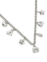 mini-icon charm necklace