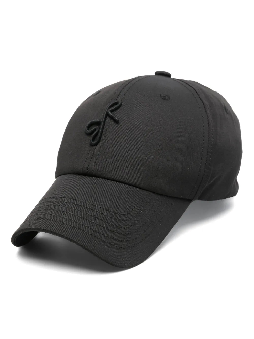 logo-embroidered cotton cap