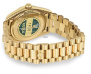 Rolex | Day-Date | 18038 | Yellow gold | 36mm mm | Yellow gold | Red | Automatic