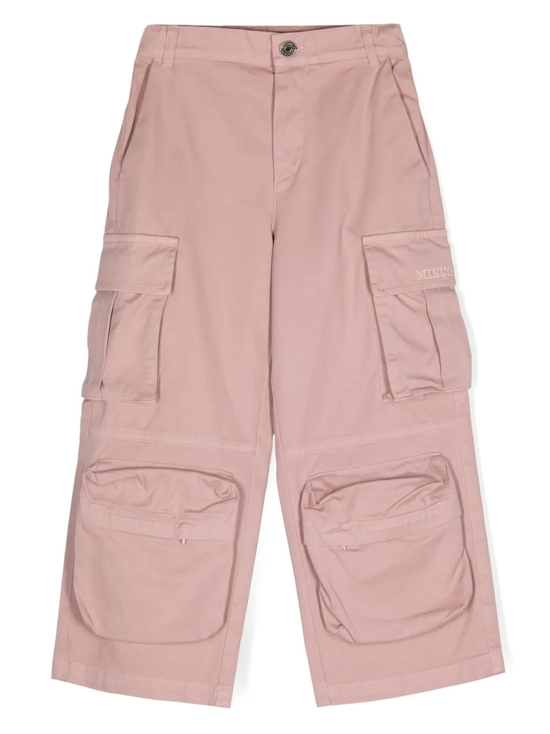 twill-weave cargo pants
