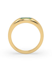 14kt yellow gold Eden Oasis emerald ring