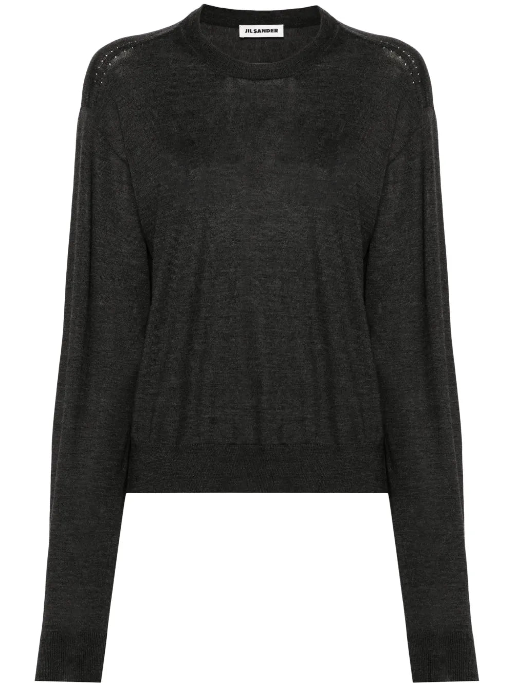 fine-knit jumper