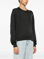 fine-knit jumper