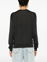 fine-knit jumper