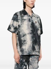 tie-dye short-sleeve shirt