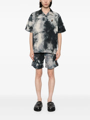 tie-dye short-sleeve shirt