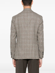 brooch-detail blazer