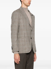 brooch-detail blazer