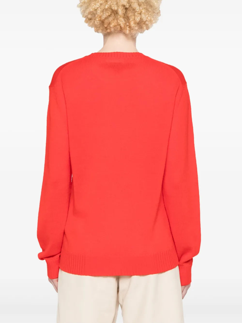 fine-knit jumper