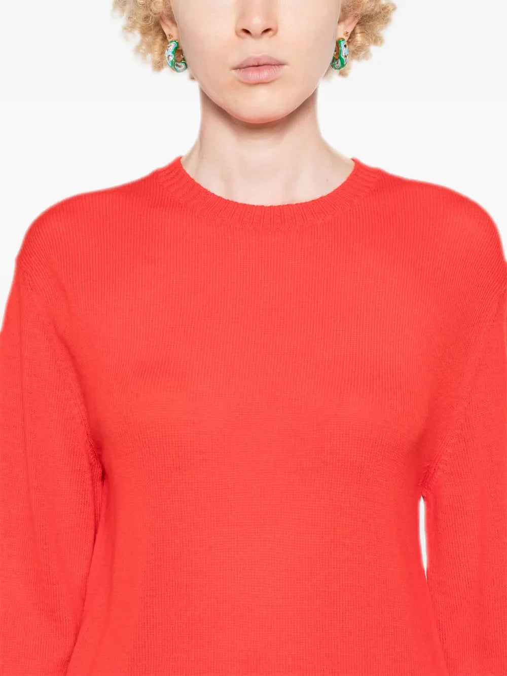 fine-knit jumper