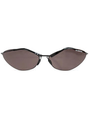 logo-decal cat-eye sunglasses