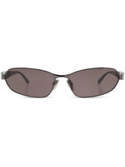 logo-engraved rectangle-frame sunglasses