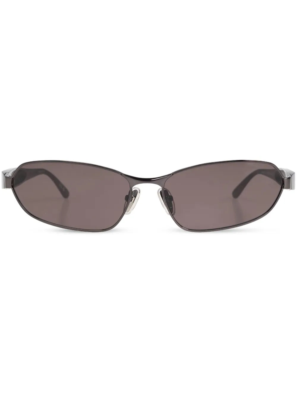 logo-engraved rectangle-frame sunglasses