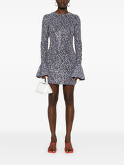 sequinned mini dress