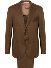brooch-detail blazer