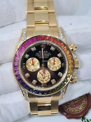 Rolex | Daytona | 116598 RBOW | Yellow gold | 40 mm | Yellow gold | Black | Automatic