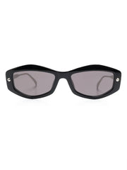 spike-studs geometrical sunglasses