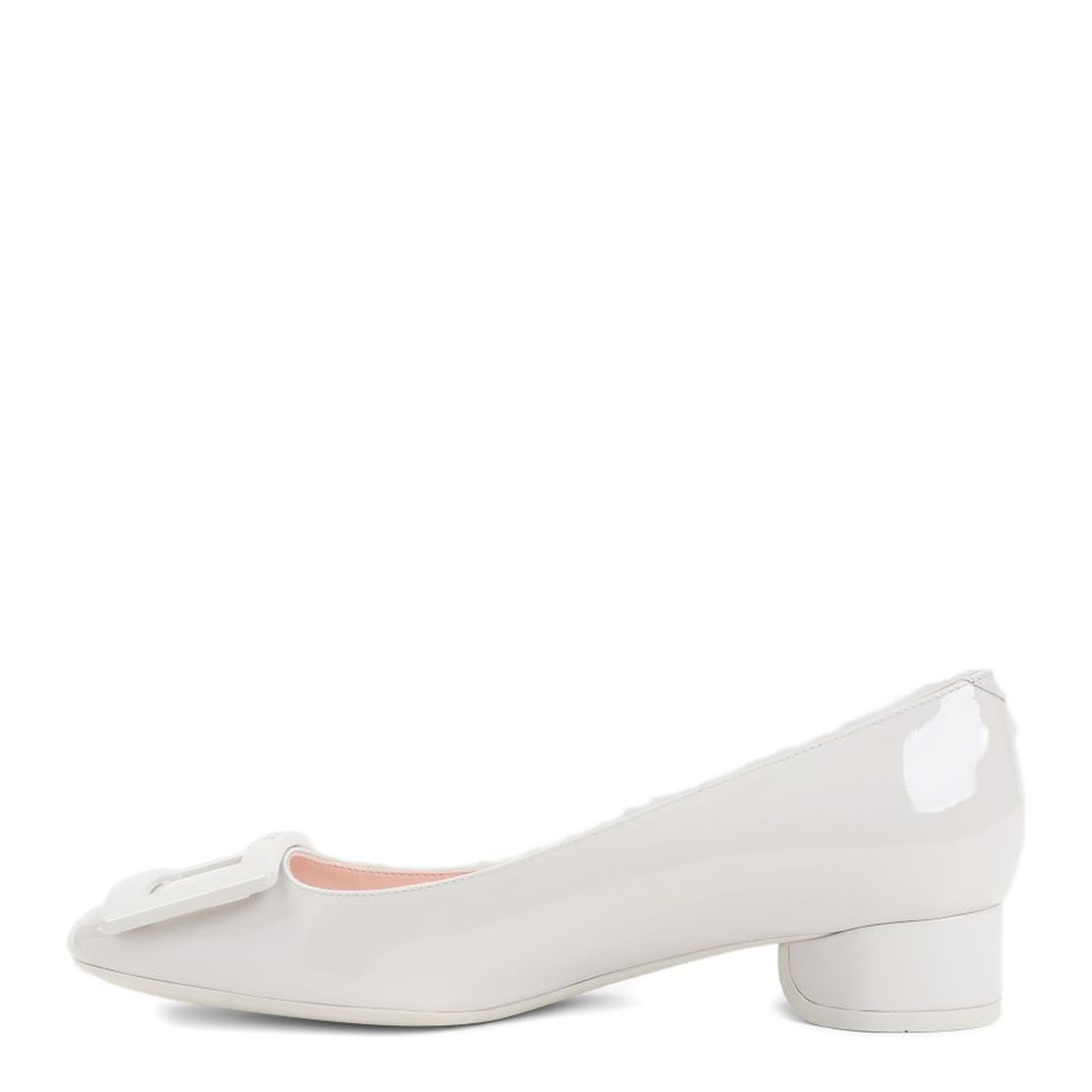 U Look Ballerinas in Patent Leather - Ice Gray