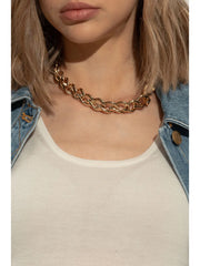 Wishbone chain necklace