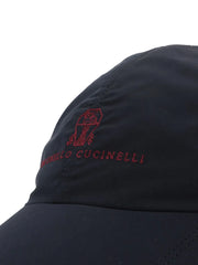 logo-embroidered cap