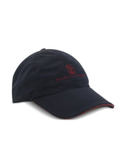 logo-embroidered cap