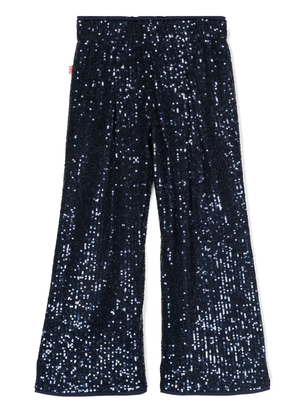 sequin-embellished wide-leg trousers