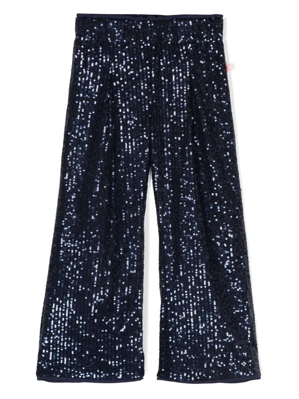 sequin-embellished wide-leg trousers