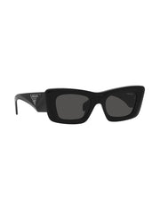 triangle-logo rectangle sunglasses