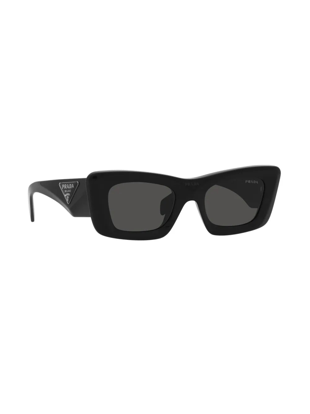 triangle-logo rectangle sunglasses