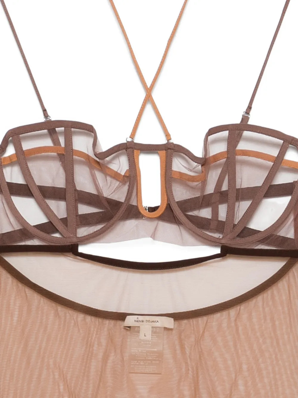 petal bra bodysuit