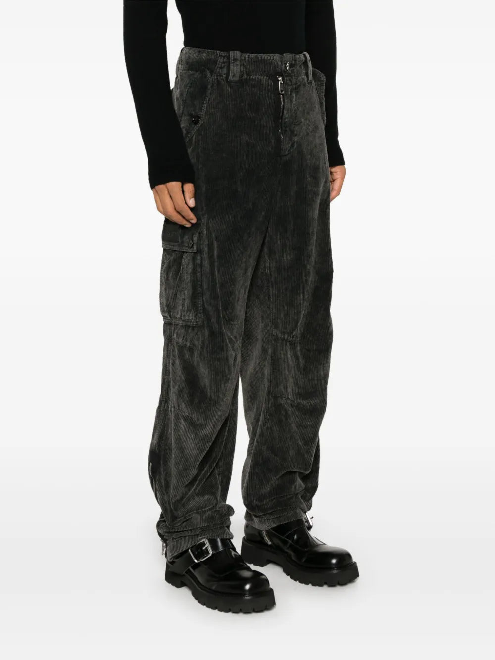 logo-patch cargo pants
