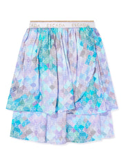 all-over logo-print skirt