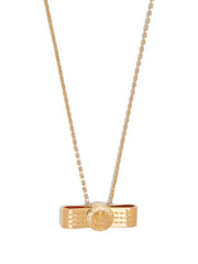 bow-detail necklace