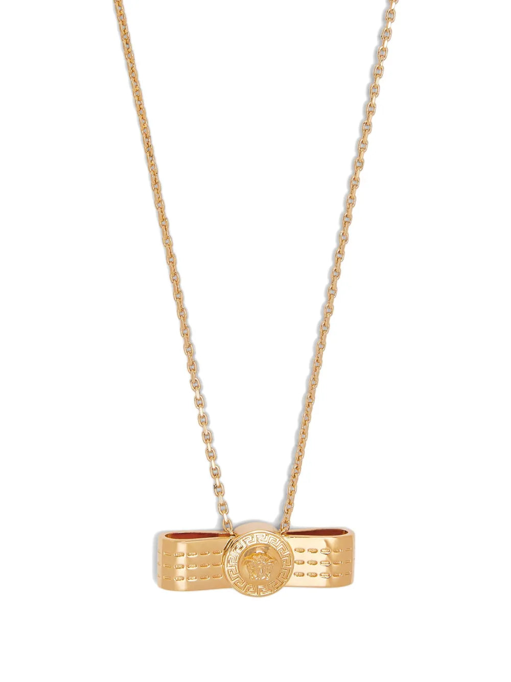 bow-detail necklace