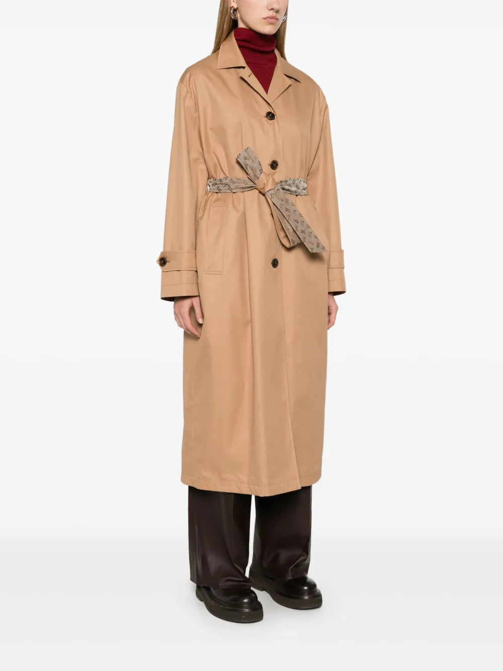 belted trench coat
