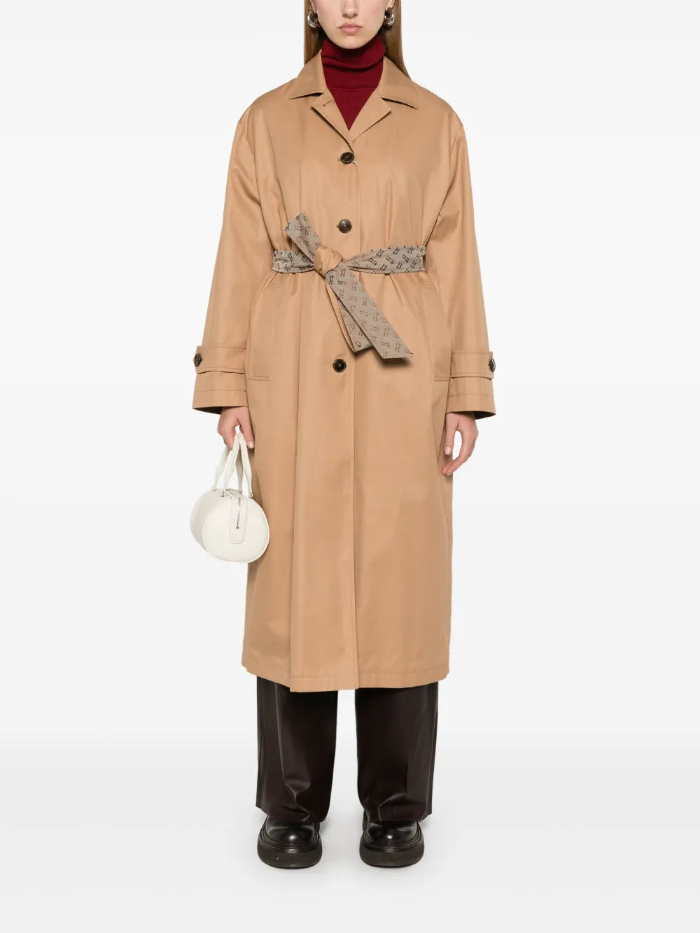 belted trench coat