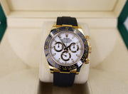 Rolex | Daytona | 116518LN | Yellow gold | 40 mm | Rubber | White | Automatic