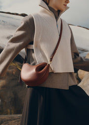 Polene Tonca Textured Cognac