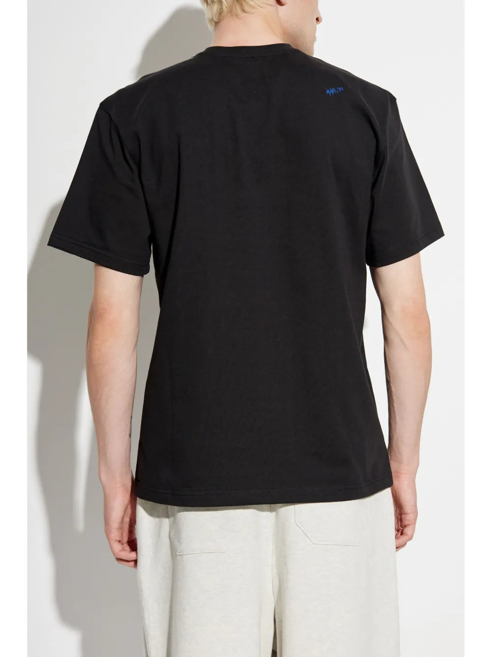logo-embroidered drop shoulder T-Shirt