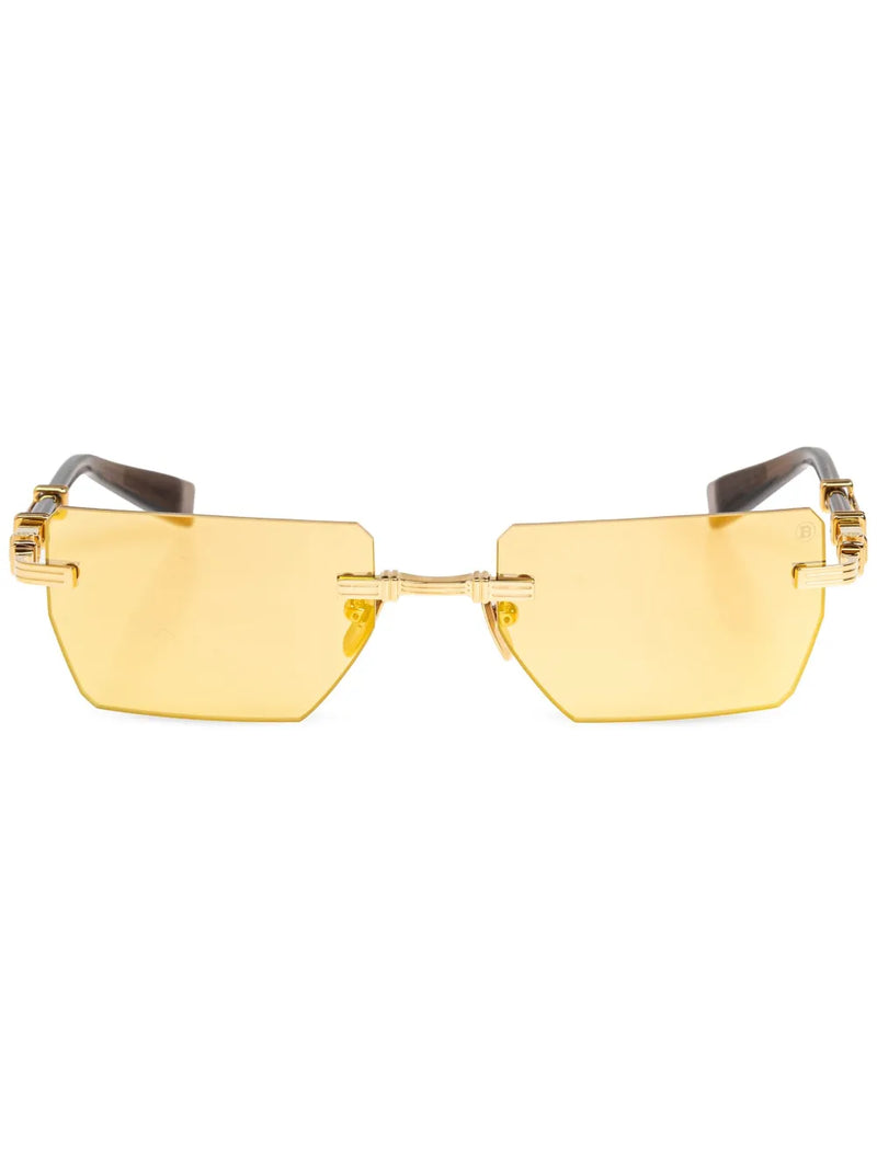 BPS-150G-53 rectangle-frame sunglasses