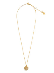 floral zirconium necklace
