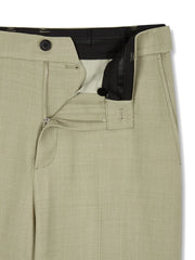 wide-leg tailored trousers