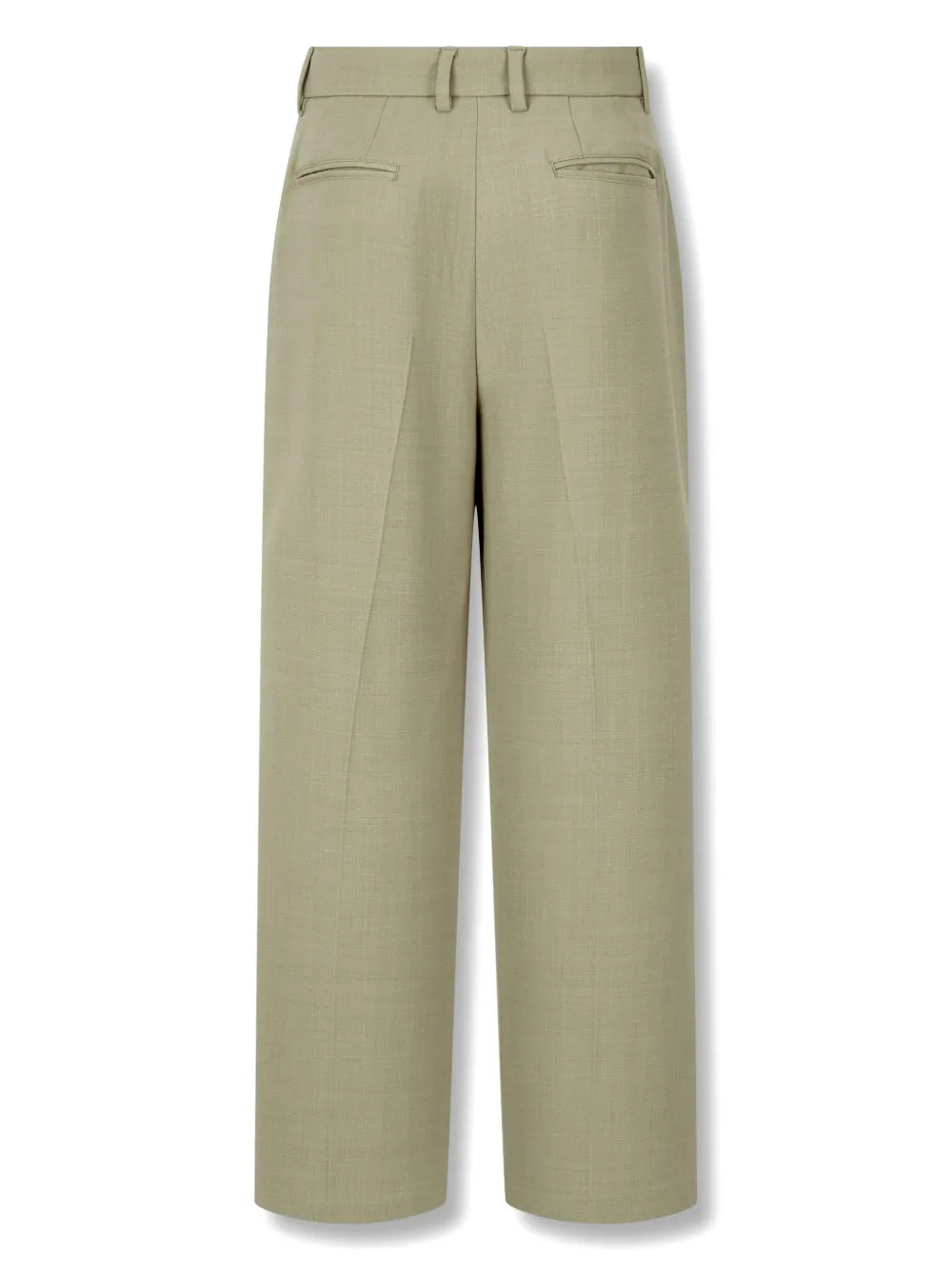 wide-leg tailored trousers