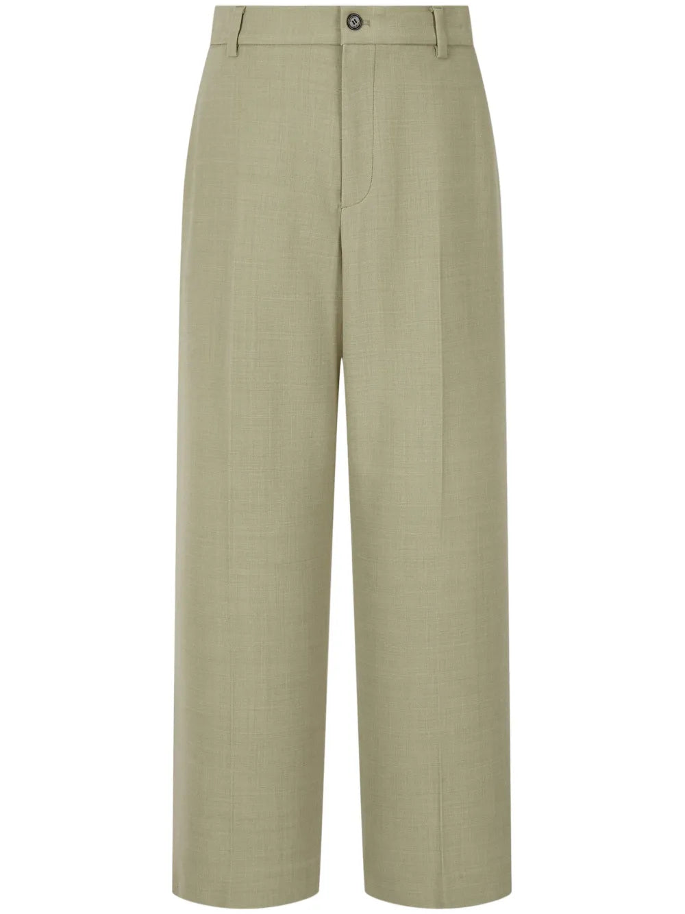 wide-leg tailored trousers