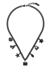 The Mini Icon Pave-charm necklace