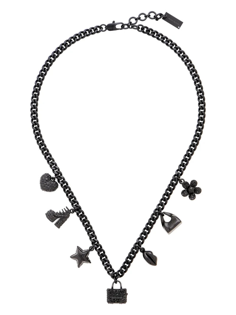 The Mini Icon Pave-charm necklace